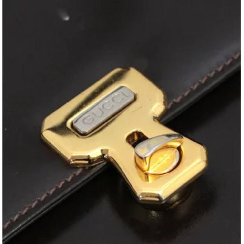 Gucci Handbag Leather Brown - Picture 5 of 6